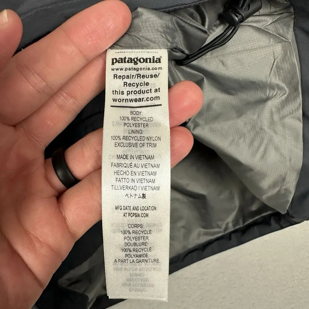 NEW Patagonia Men’s Jackson Glacier Rain Jacket Ink Black Small $249 - Picture 8 of 8